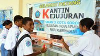 Sekolah di Sorong Terapkan Kantin Kejujuran untuk Siswa
