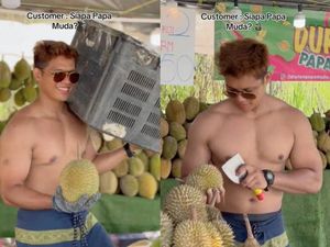 Viral Karena Jualan Durian Telanjang Dada, Penjual Ini Minta Maaf Viral Karena Jualan Durian Telanjang Dada, Penjual Ini Minta Maaf
