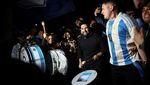 Euforia Suporter Sambut Timnas Argentina di Buenos Aires