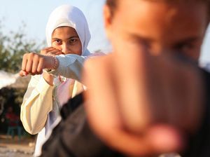 Gadis-gadis Gaza Dilatih Tinju