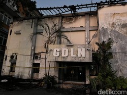 Kebakaran Gedung GDLN Unud Diduga gegara Korsleting Listrik