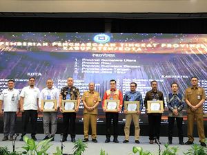 Sukseskan Pilkada Serentak, Provinsi Sumut Raih Penghargaan dari Kemendagri