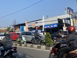 Jalan Kartini Depok Arah Jakarta Macet Pagi Ini