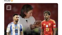 Meme Seru Lamine Yamal Akan Lawan Messi di Finalissima