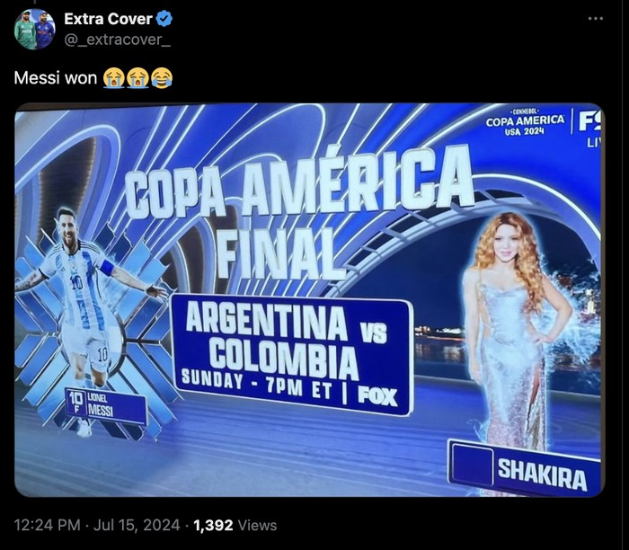 Meme Messi Shakira Copa America 2024 Meme Messi Shakira Copa America 2024