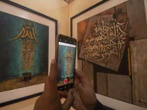 Pameran Lukisan Kaligrafi untuk Syiar Islam