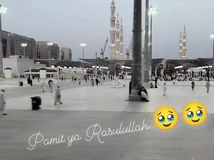 Status Terakhir Dokter Bella Sebelum Tinggalkan Tanah Suci: Pamit ya Rasulullah