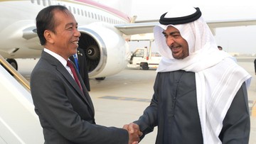 Kunjungi Uni Emirat Arab, Jokowi Bawa 8 'Kado' buat RI