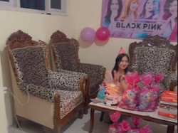 Agak Lain, Viral Wanita Rayakan Ulang Tahun Bareng Bocil Tetangga di Rumah