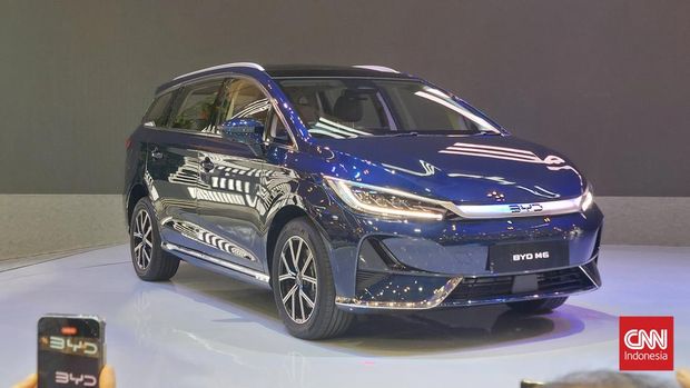 Produsen mobil listrik asal China, BYD secara resmi menghadirkan MPV listrik tujuh penumpang yaitu M6 di Indonesia.