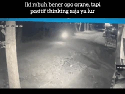 Misteri Sosok Pocong Bonceng Pemotor Terekam CCTV Polsek Lendah