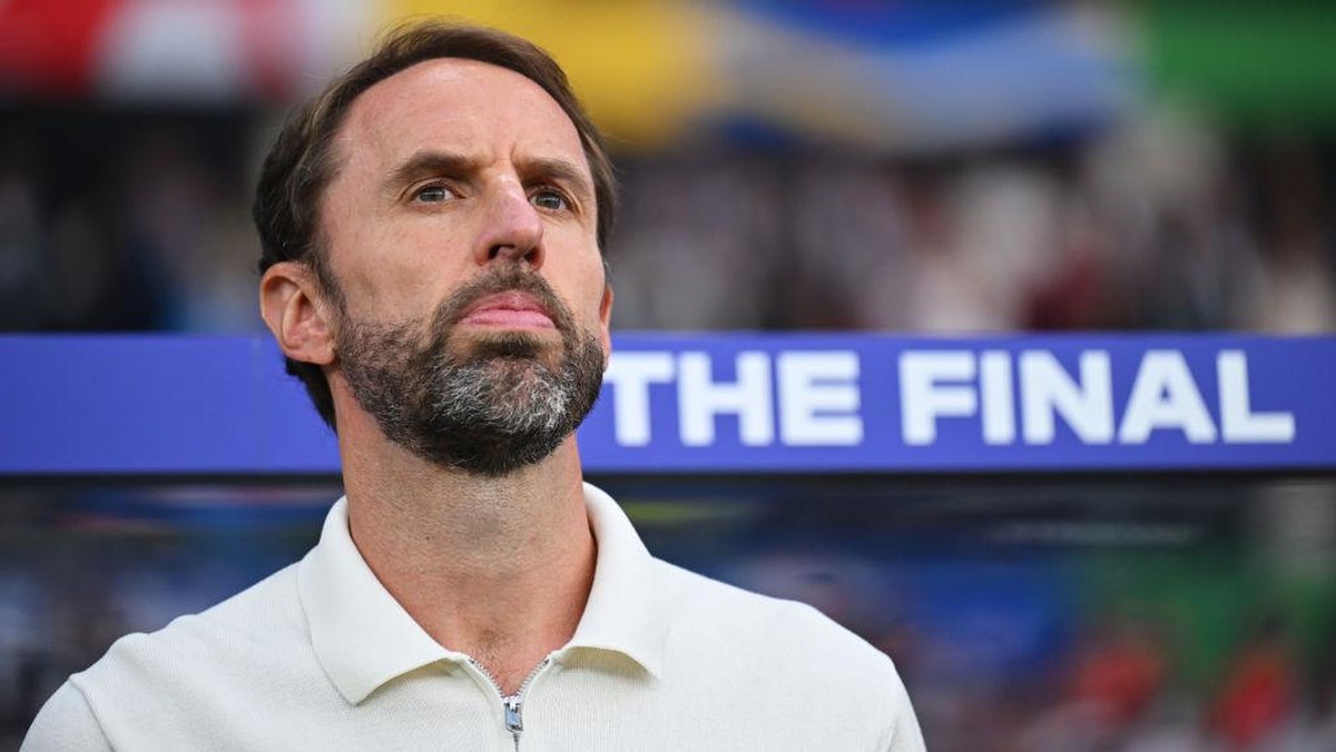 Southgate mundur usai delapan tahun melatih Inggris. Foto: Getty Images/Dan Mullan