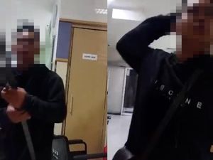 Ngeri, Aksi Pria Bawa Celurit Ngamuk di RS Panti Wilasa Semarang Ngeri, Aksi Pria Bawa Celurit Ngamuk di RS Panti Wilasa Semarang