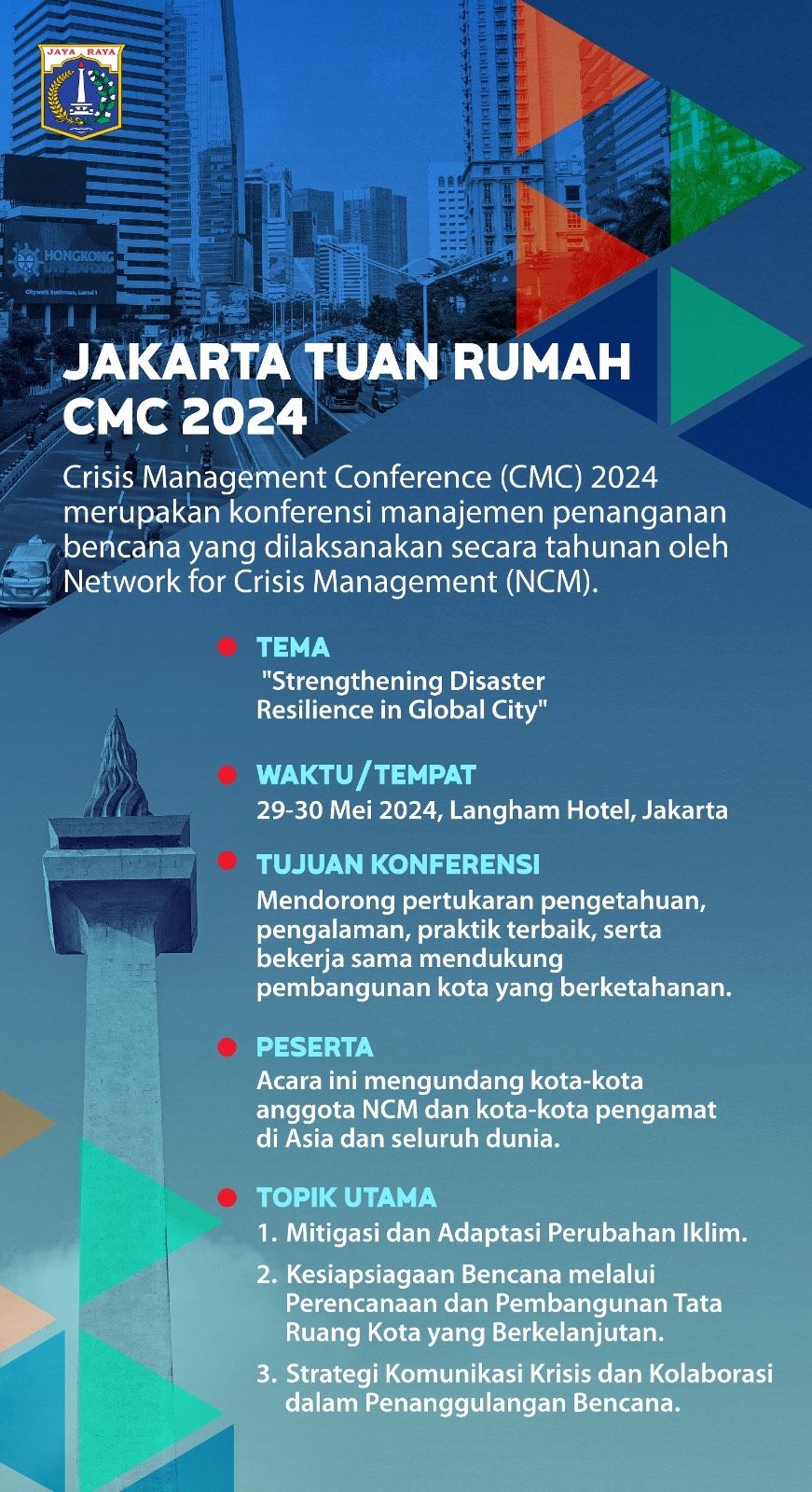 INFOGRAFIS: Jakarta Tuan Rumah CMC 2024
