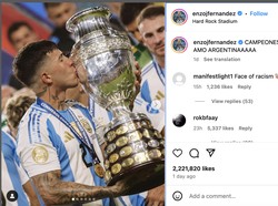 Instagram Enzo Fernandez Banjir Kritik Pedas Usai Aksi Rasisme