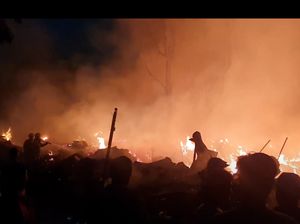Permukiman Padat Penduduk di Pondok Pinang Jaksel Kebakaran!