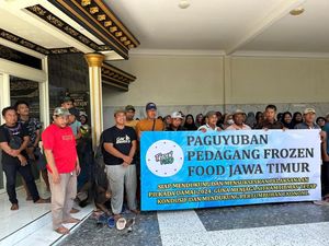 Puluhan Pedagang Frozen Food Sidoarjo Dukung Pemilukada Jatim Damai 2024