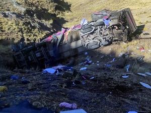 21 Orang Tewas dalam Kecelakaan Bus Masuk Jurang di Peru