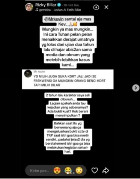 Rizky Billar bantah soal dugaan KDRT 2 tahun lalu