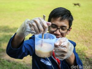Top! Siswa SMP Bikin Sabun Cuci Batangan dari Minyak Jelantah Top! Siswa SMP Bikin Sabun Cuci Batangan dari Minyak Jelantah