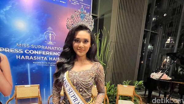 10 Foto Puteri Indonesia Harashta Zahra Usai Menang Miss Supranational 2024