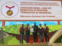 Daihatsu Cetak Rekor Muri Servis Serentak 1.000 Km