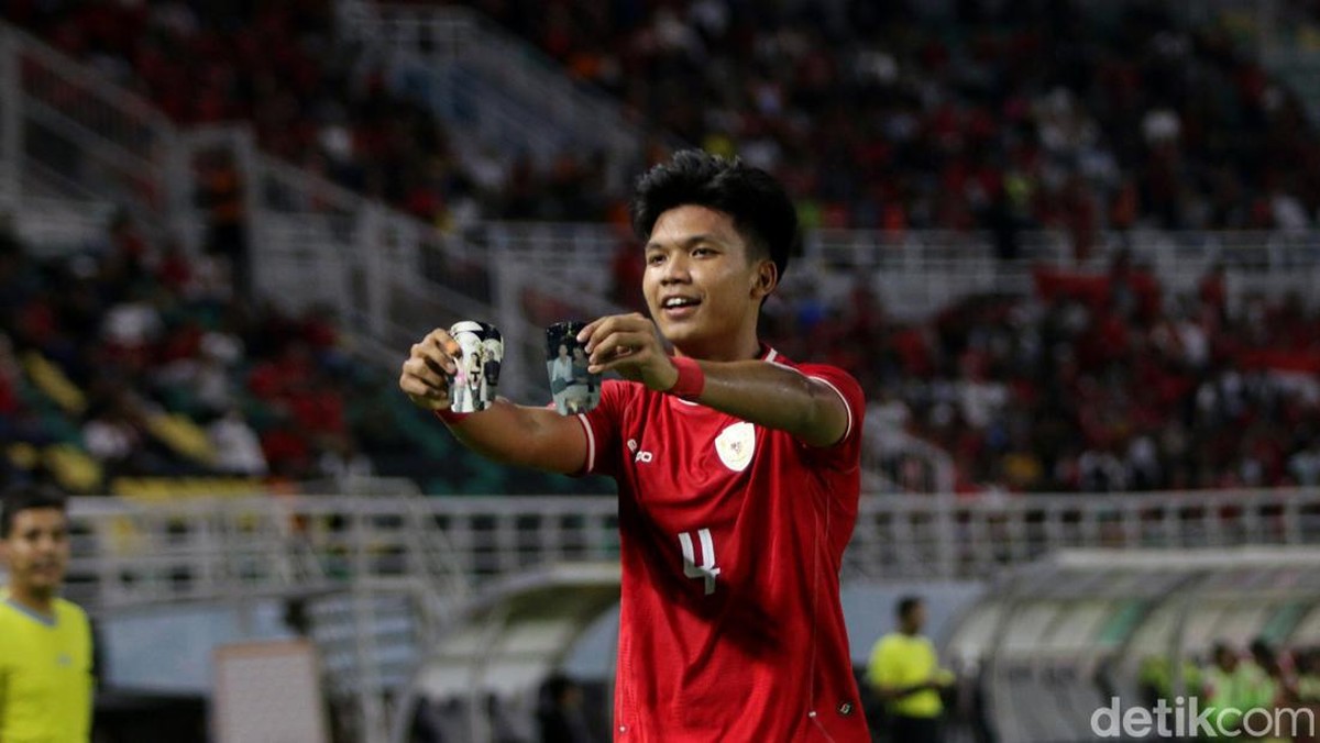 Kadek Arel Priyatna hobi bikin gol sundulan di Timnas Indonesia. (Foto: Deny Prastyo)