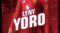 Fans MU ini menyebut kepindahan Yoro membuktikan klub kesayangannya lebih besar ketimbang Real Madrid yang memang sempat dikaitkan dengan Yoro. Foto: dok. Internet/X (Twitter)