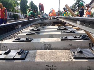 Begini Proses Penggantian Wesel Kereta, Pernah Lihat?