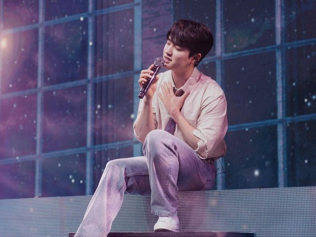 Potret Doh Kyung Soo dalam fanmeeting 'Bloom' di Jakarta