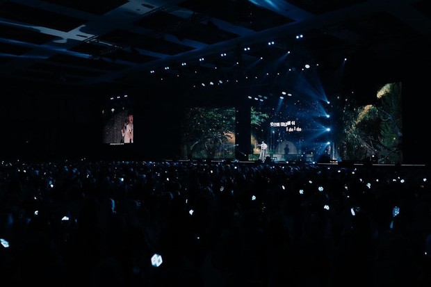 Potret penggemar yang menghadiri fan concert Doh Kyung Soo 'Bloom' di Jakarta