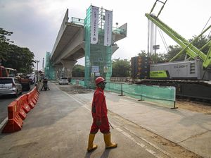 Ada Proyek LRT Velodrome-Manggarai, Jalan Tambak Ditutup sampai 2 Oktober Ada Proyek LRT Velodrome-Manggarai, Jalan Tambak Ditutup sampai 2 Oktober