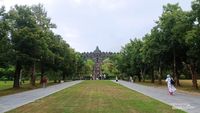 Foto: Mengagumi Kemegahan Candi Borobudur, Terbesar pada Zamannya