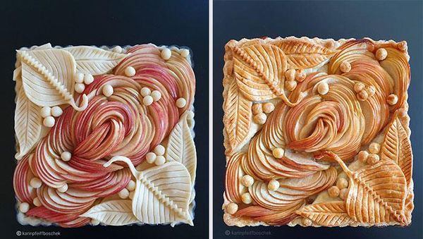 10 Tampilan Pie Sebelum dan Sesudah Dipanggang Ini Bikin Takjub