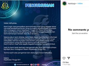 Sempat Diretas, Akun Instagram Kejati DIY Sudah Pulih Sempat Diretas, Akun Instagram Kejati DIY Sudah Pulih