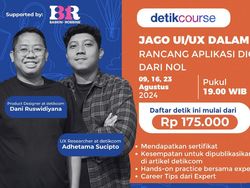 Pengumuman Peserta Terbaik Kelas UI UX detikCourse Episode 2