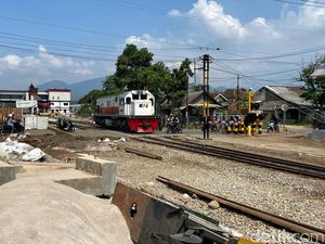 Potret Terkini Pembangunan Rel Ganda di Cicalengka