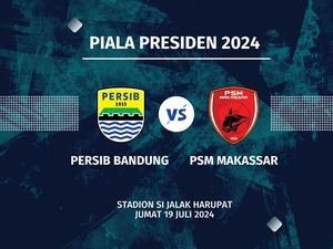Persib Hajar PSM 2-0 di Babak Pertama