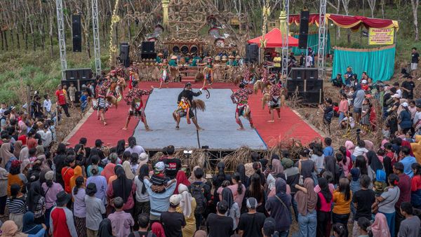 Meriahnya Gelar Karya Jaran Kepang di Kabupaten Semarang