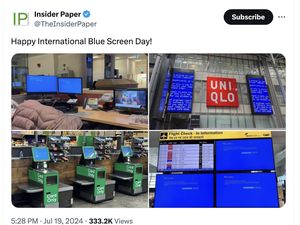 Meme Kocak Hari Blue Screen Windows Sedunia