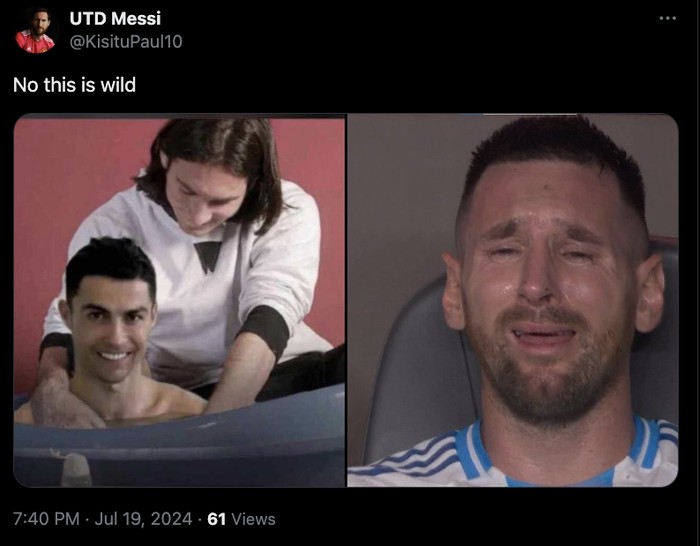 Meme Messi Mandikan Bayi