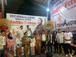 Relawan temAndika Deklarasi Dukung Andika Perkasa Maju Pilgub Jakarta
