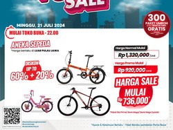 Modal Rp 680.000 Bisa Beli Sepeda di Transmart Full Day Sale