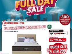 Di Transmart Full Day Sale Tempat Tidur Ini Banting Harga, Didiskon Rp 12 Jutaan!