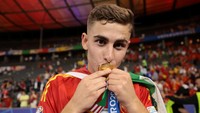 Pemain muda Barcelona, Fermin Lopez dibawa Timnas Spanyol (Getty Images)