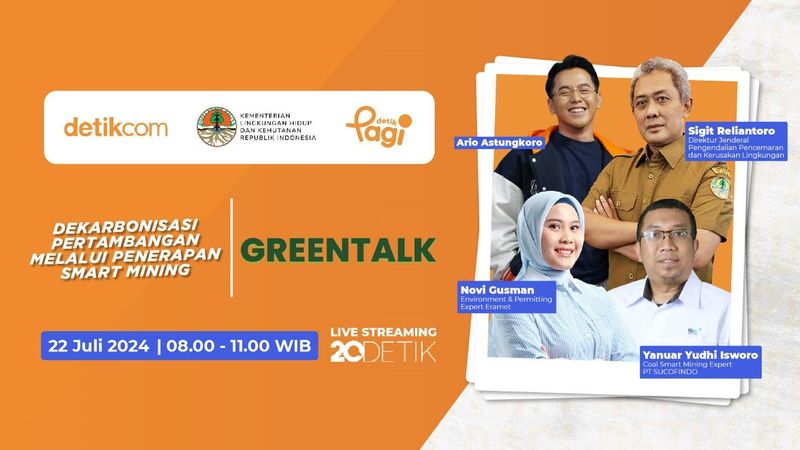 Greentalk Kupas Tuntas Dekarbonisasi Sektor Pertambangan RI