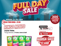 Obral Deterjen Murah, Cuma di Transmart Full Day Sale Hari Ini