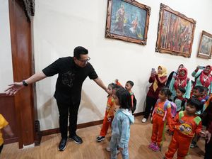 Momen Pj Walkot Mojokerto dan 100 Anak TK Berwisata Edukasi