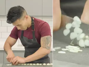 Pria Ini Raih Rekor Dunia Membuat 117 Irisan Bawang Putih dalam 30 Detik