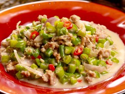 Resep Buncis Masak Santan Pedas, Lauk Enak Tanggal Tua